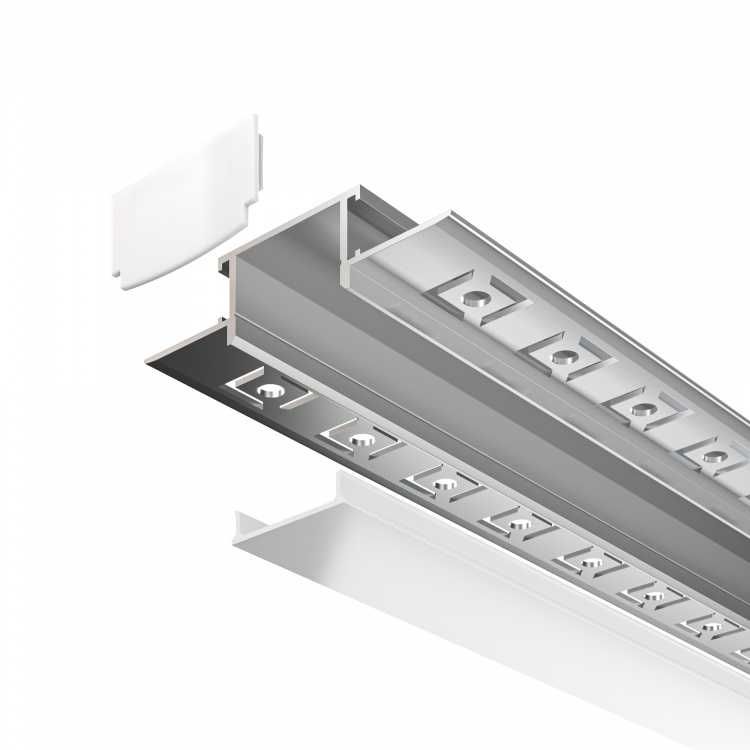 Профиль для светодиодной ленты для гипсокартона под штукатурку (3м.)