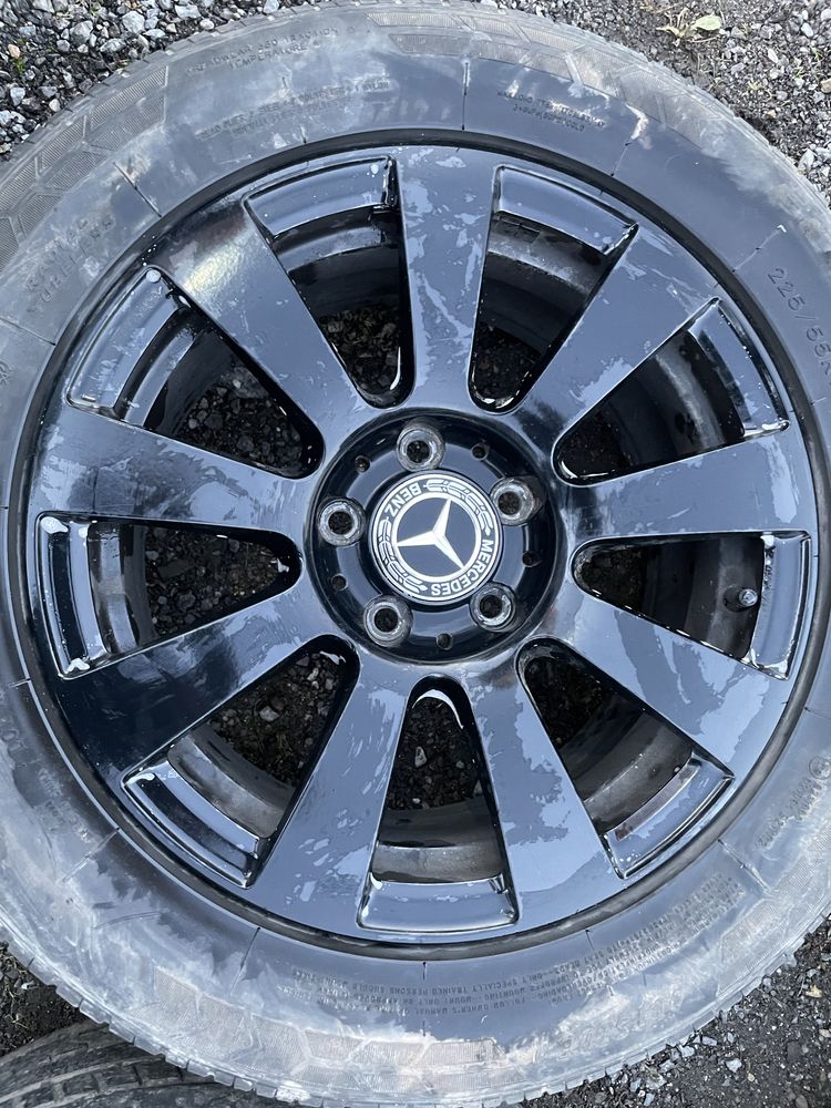 4Броя оригинални алуминиеви джанти за Mercedes 5x112 16цола