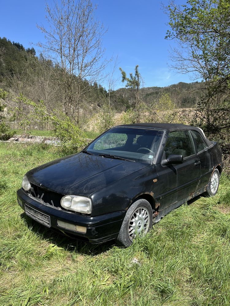 VW Golf/Голф 3 1.8газ/бензин кабрио НА ЧАСТИ