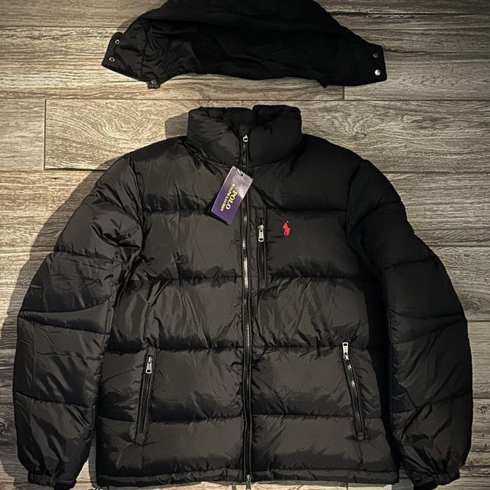 Geaca Polo Ralph Lauren puffer - puf natural de gasca