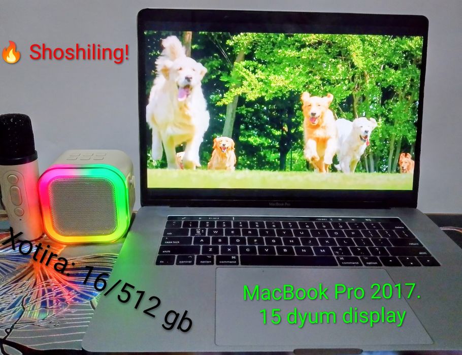 Macbook pro 2017 15 inch 16/512 GB