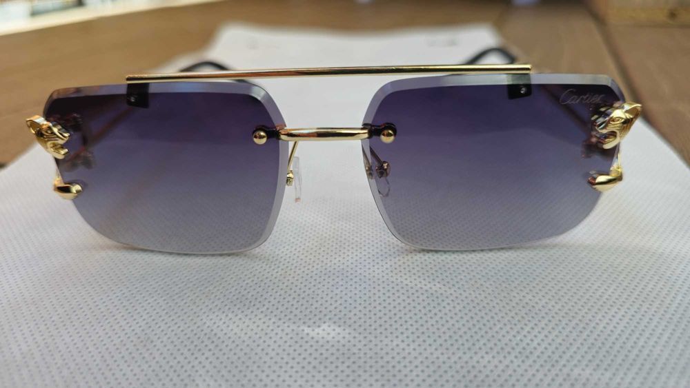 Ochelari de soare Cartier model 5, lentile negre