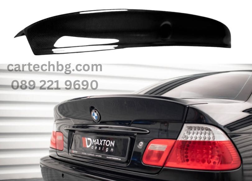 CSL Спойлер за Багажник BMW E46 – Черен Гланц