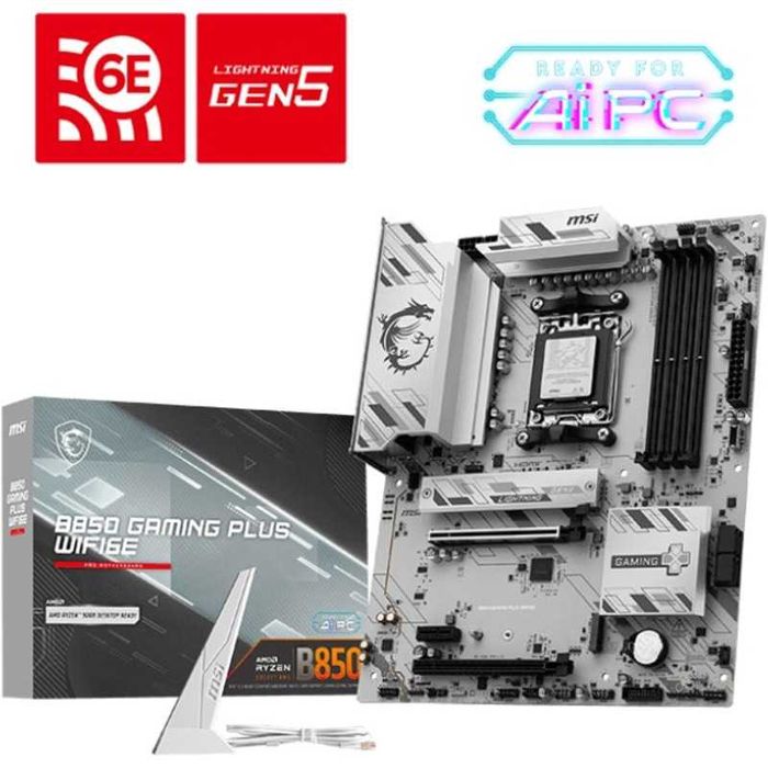 Placa de baza MSI B850 GAMING PLUS WIFI6E