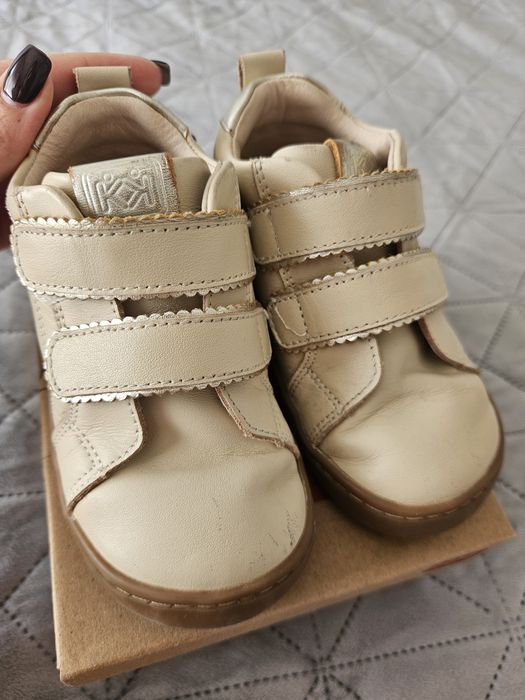 Колев и колев боси обувки от естествена кожа