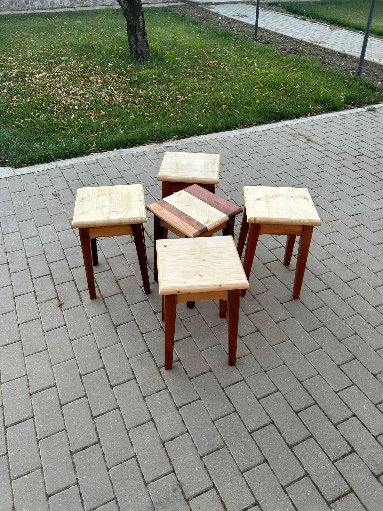 vand scaune taburet lemn masiv noi