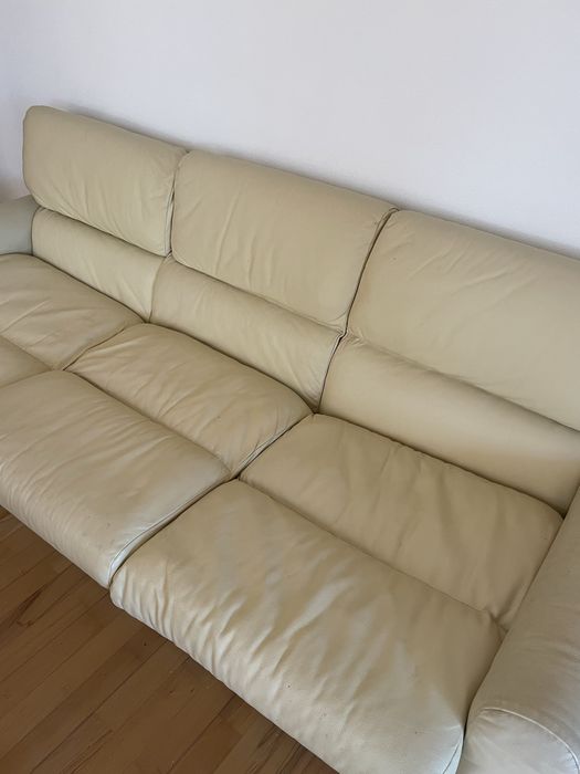 Canapele set piele naturala