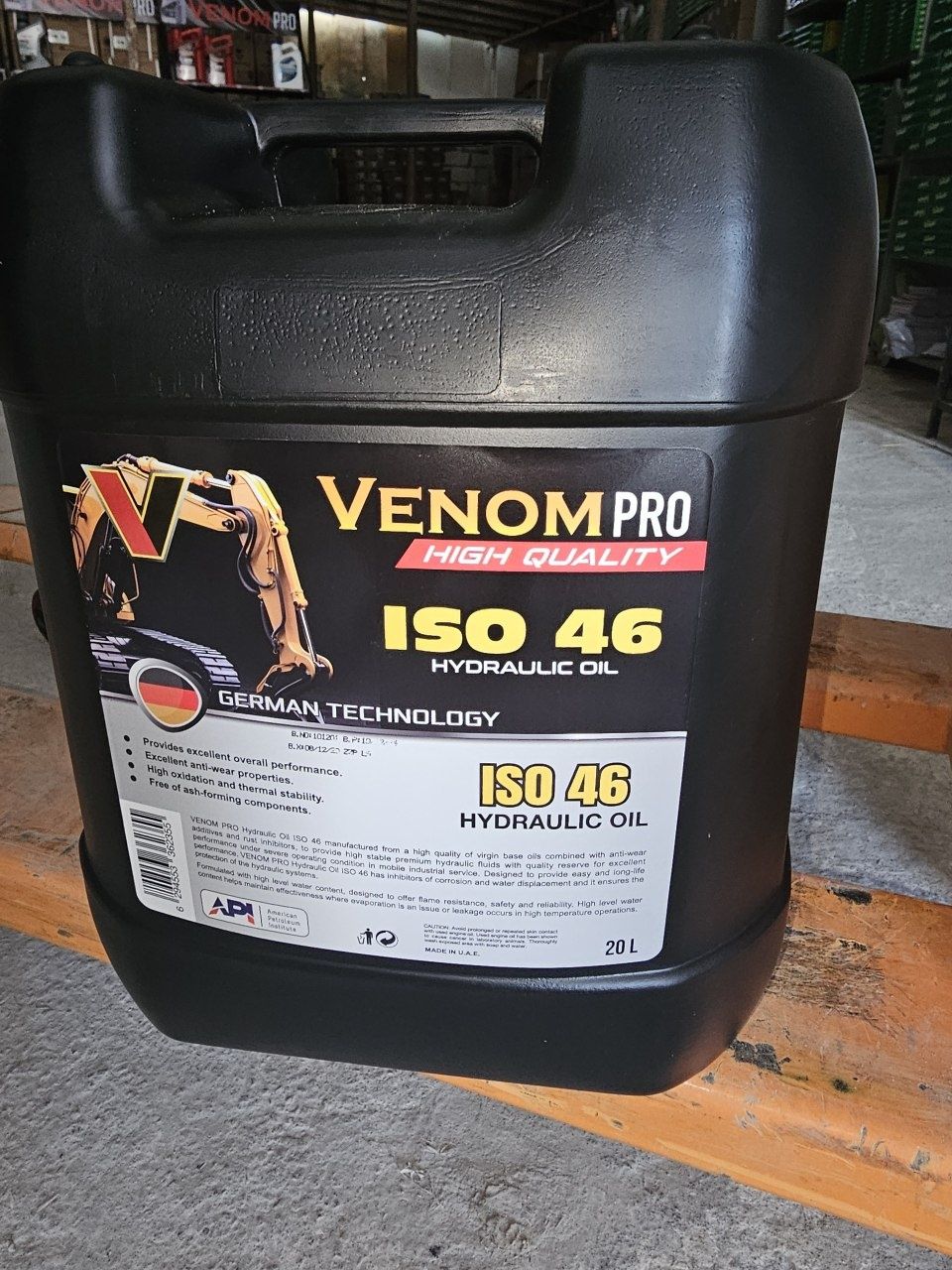 Venom pro iso 46 (масло гидравлическая)