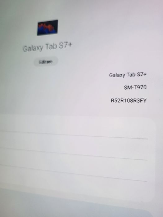 Tableta Samsung S7 plus