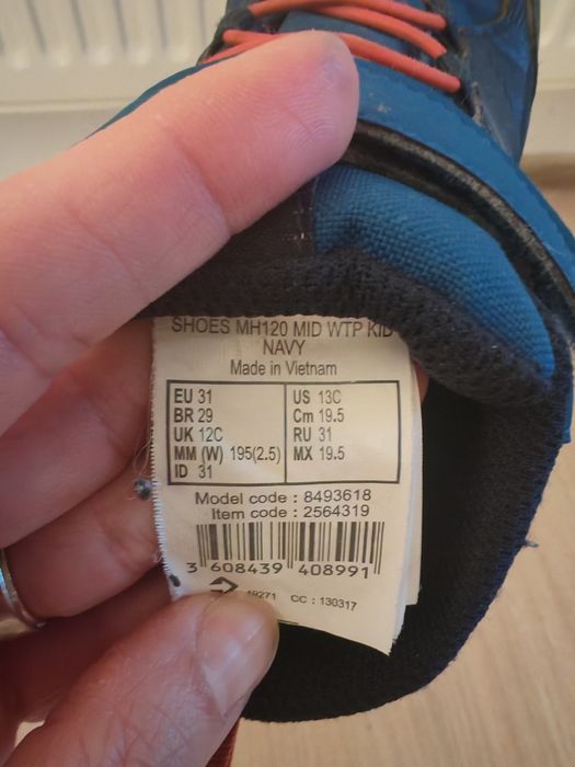 Ghete impermeabile Quechua mărime 31