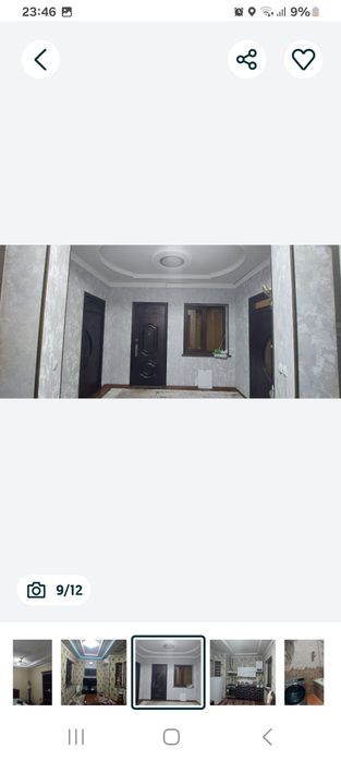 Uchaska 3xona +oshxona+xol  27 metr naves bor Sergeli Xonobodda  ijara