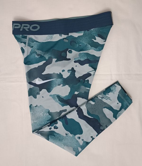 Nike PRO DRI-FIT Camouflage Tight Fit оригинален клин M Найк спорт