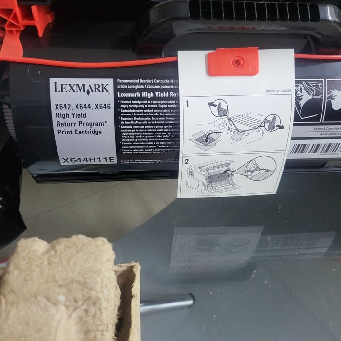 Lexmark toner negru Original Lexmark X644H11E , Lexmark 64016HE