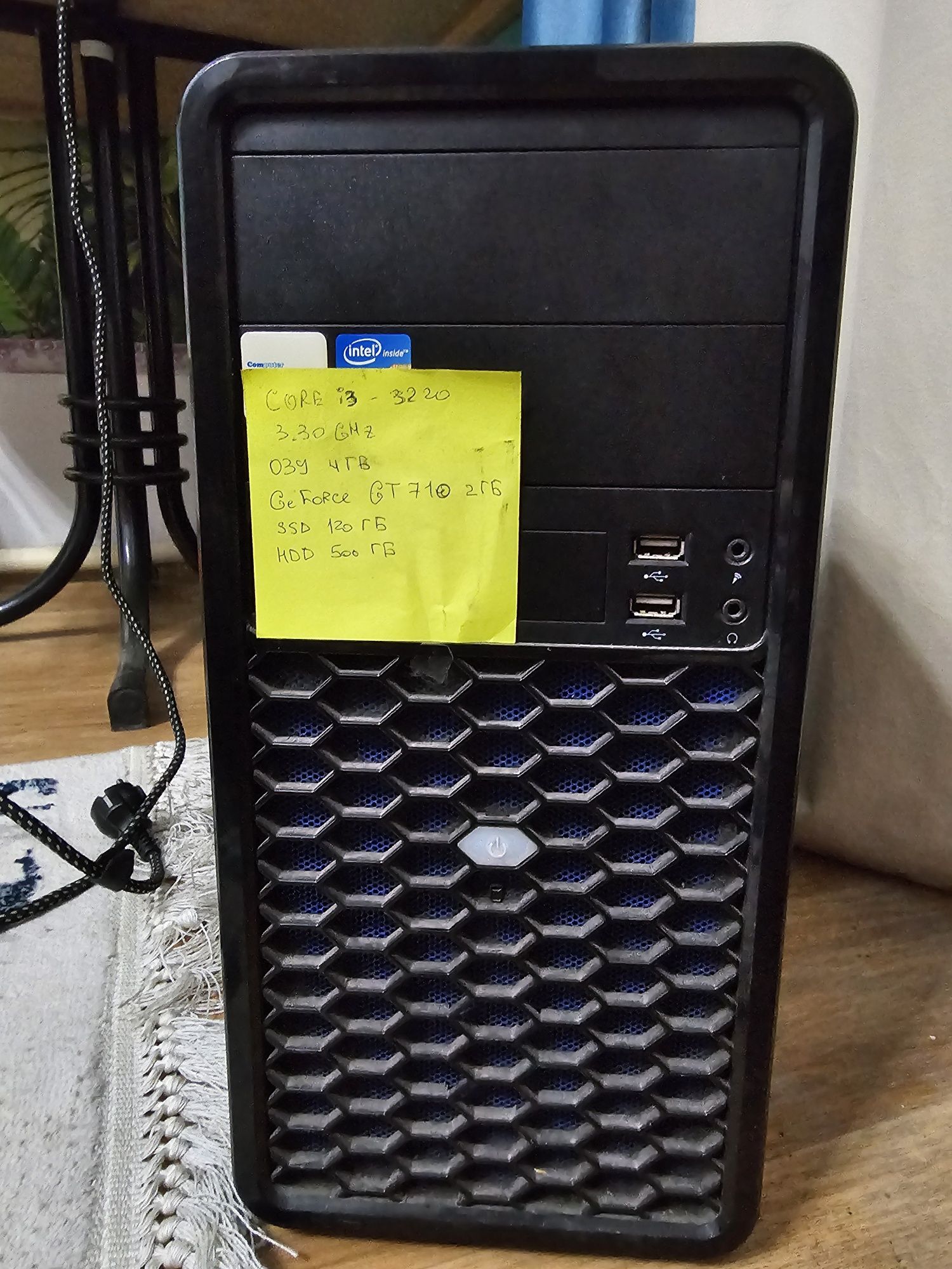 Персональный компьютер монитор samsung 21.5, core i3