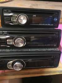 Radio CD JVC cu auxiliar si usb