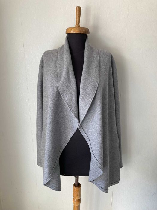 Marc Cain сива вълнена жилетка горнище палтенце размер N2 / S