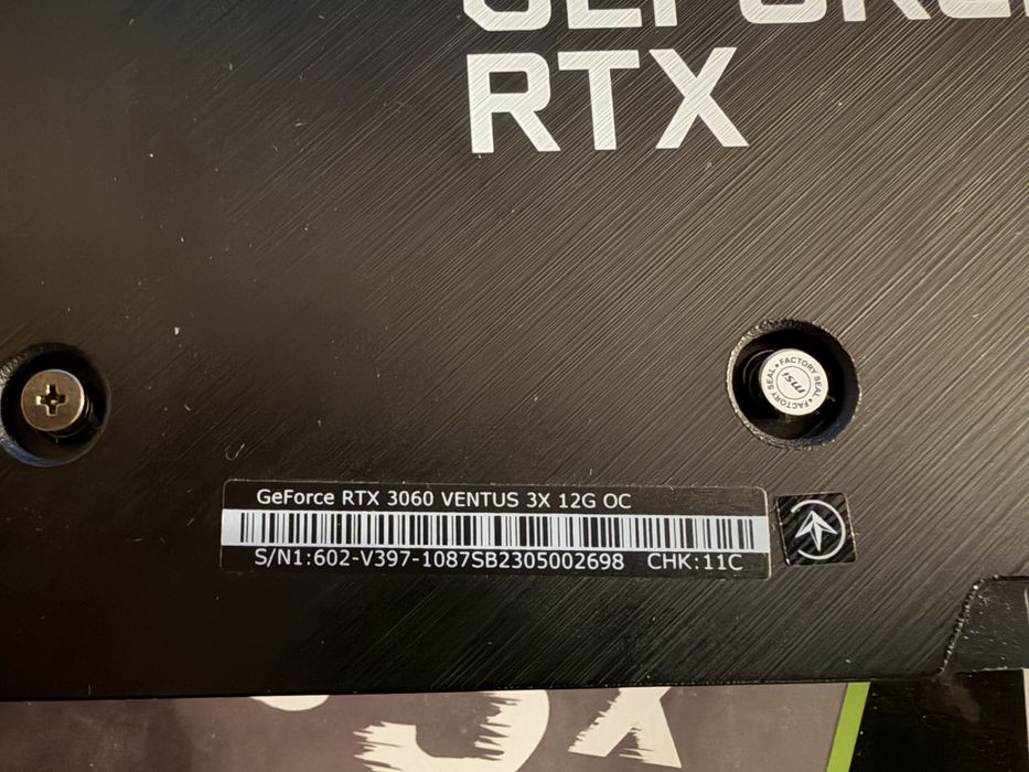 Nvidia RTX 3060 12 GB MSI Ventus
