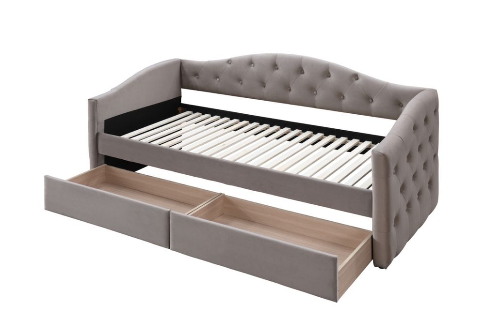 Тапицирано легло Aloha Бежово 90