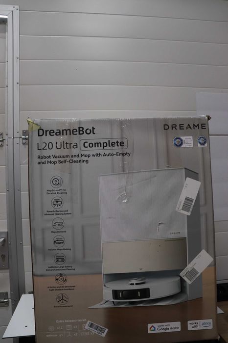 Прахосмукачка робот Dreame L20 Ultra, авт. почистване/сушене/зареждане
