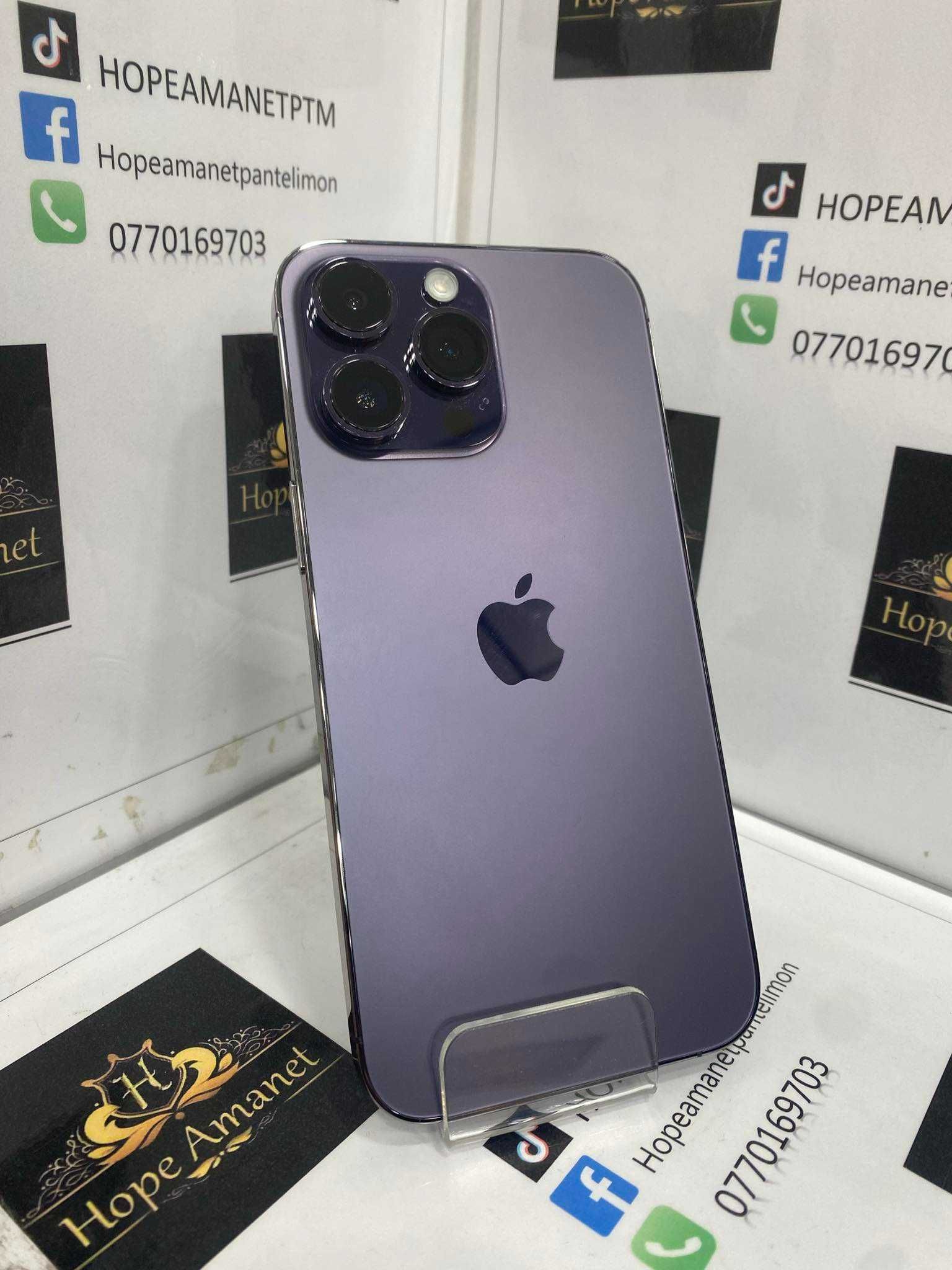 Hope Amanet P5 -iPHONE 14 Pro Max 256GB/93% Deep Purple,Liber de retea