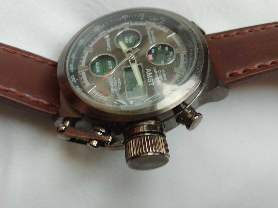 Ceas barbatesc AMST 3003 pentru uz Militar Survival, Drumetii, Camping