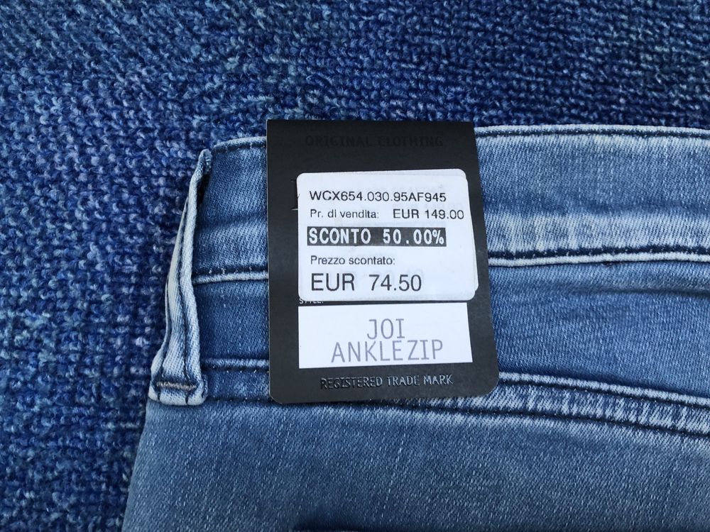 НОВИ Replay Joi Ankle Zip Jeans ОРИГИНАЛНИ дамски дънки 29 и 30
