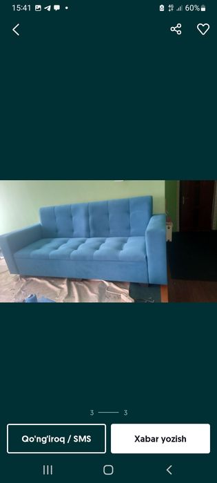 yumshoq mebelar yasab berish xozmati bor