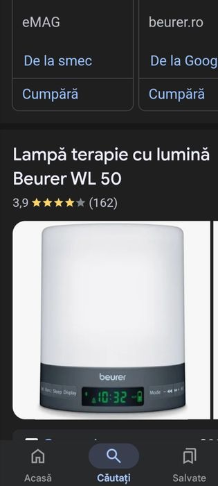 Vand lampa terapie cu lumina
