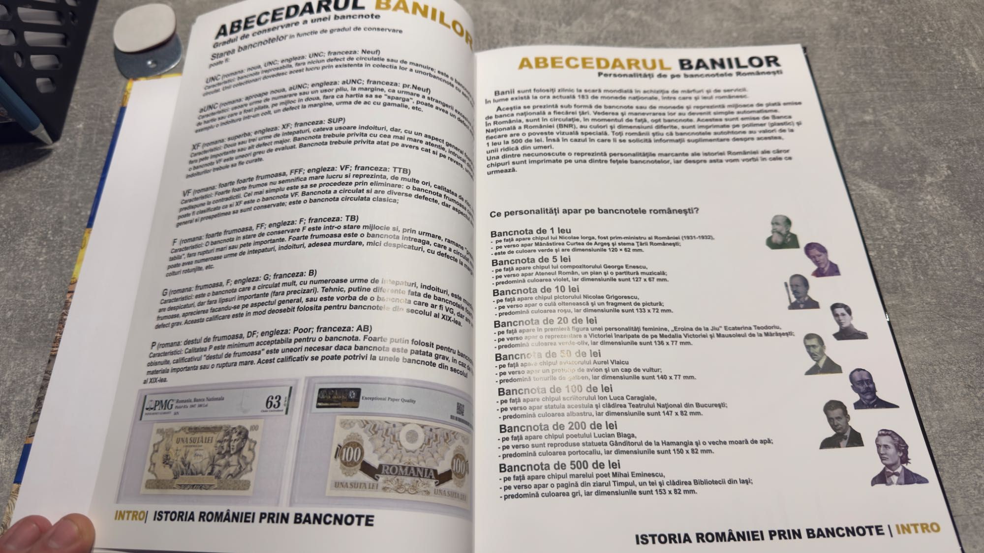 Catalog “Istoria Romaniei” - Bancnote și Monede + Bonus Folder