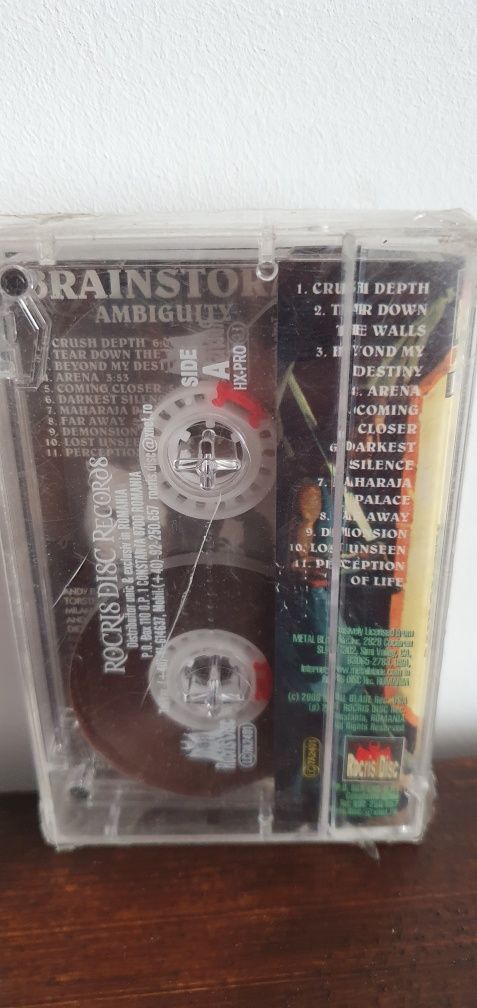 Caseta audio Brainstorm Ambiguity 2000 power metal