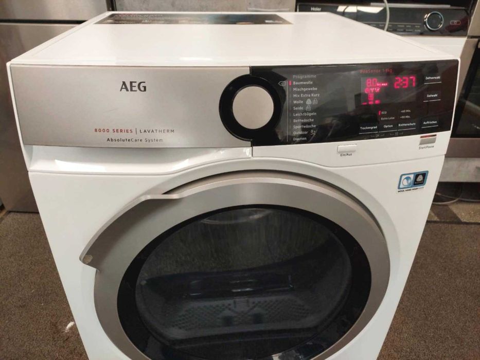 А+++ Сушилня с термопомпа AEG-АЕГ 8 кг 8000 Series AbsoluteCareSystem®