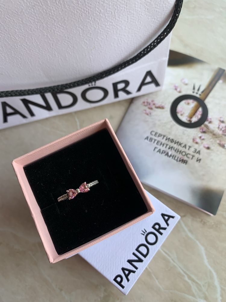 Pandora/ пандора пръстен панделка 48р.
