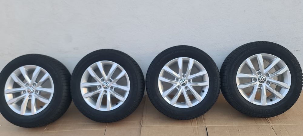 Jante 16 cu anvelope de iarna 215 60 16 passat b8,superb 3