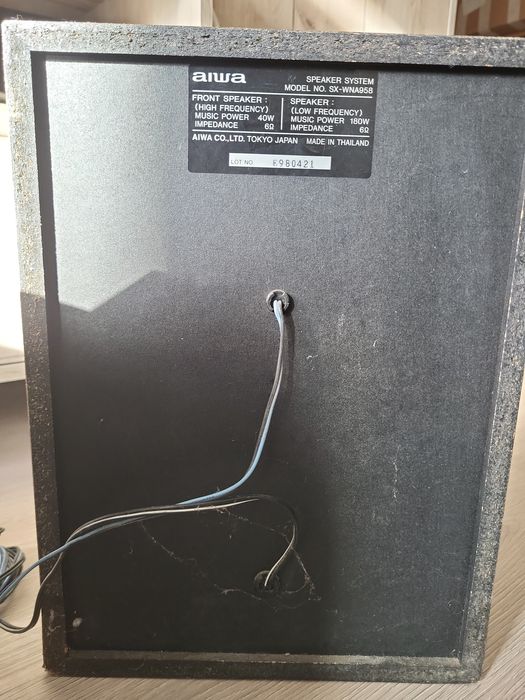 Boxe sistem Aiwa cu subwoofer integrat sistem/stație set