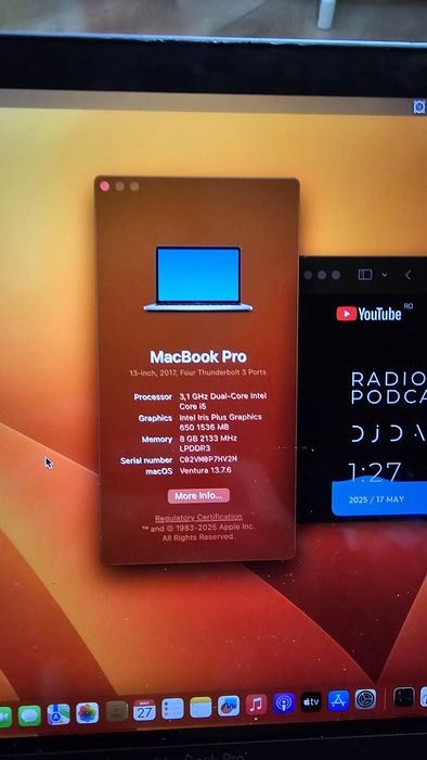 Macbook pro 2017 touchbar. . Fara Cont