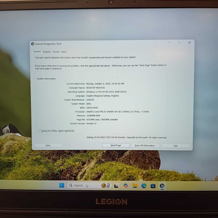 Laptop Lenovo legion 82NL (ag49 Esplanada b.6504) * Garantie 2 Ani !