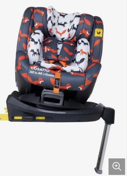 Столче за кола Cosatto - All in All +, 0-36, с IsoFix, Charcoal Mister