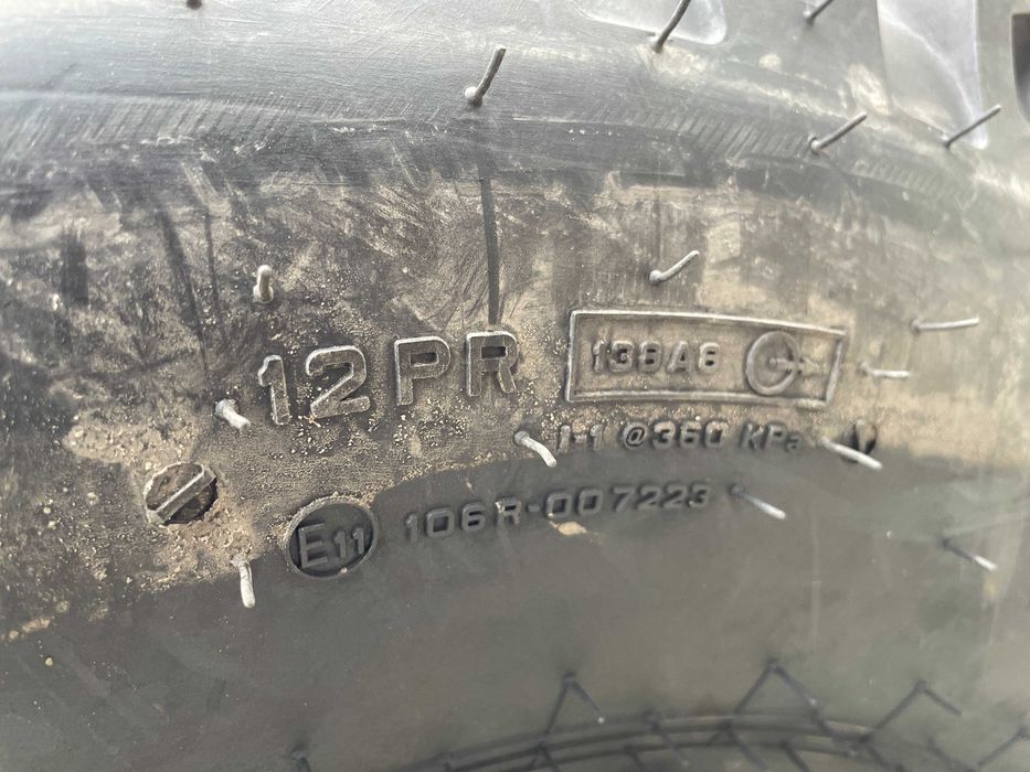 13.0/75-16 Anvelope noi de remorca cu 12pliuri groase Cauciucuri