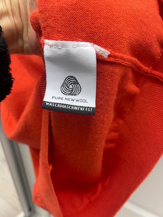 Maleta 100 % lana cu maneca scurtă