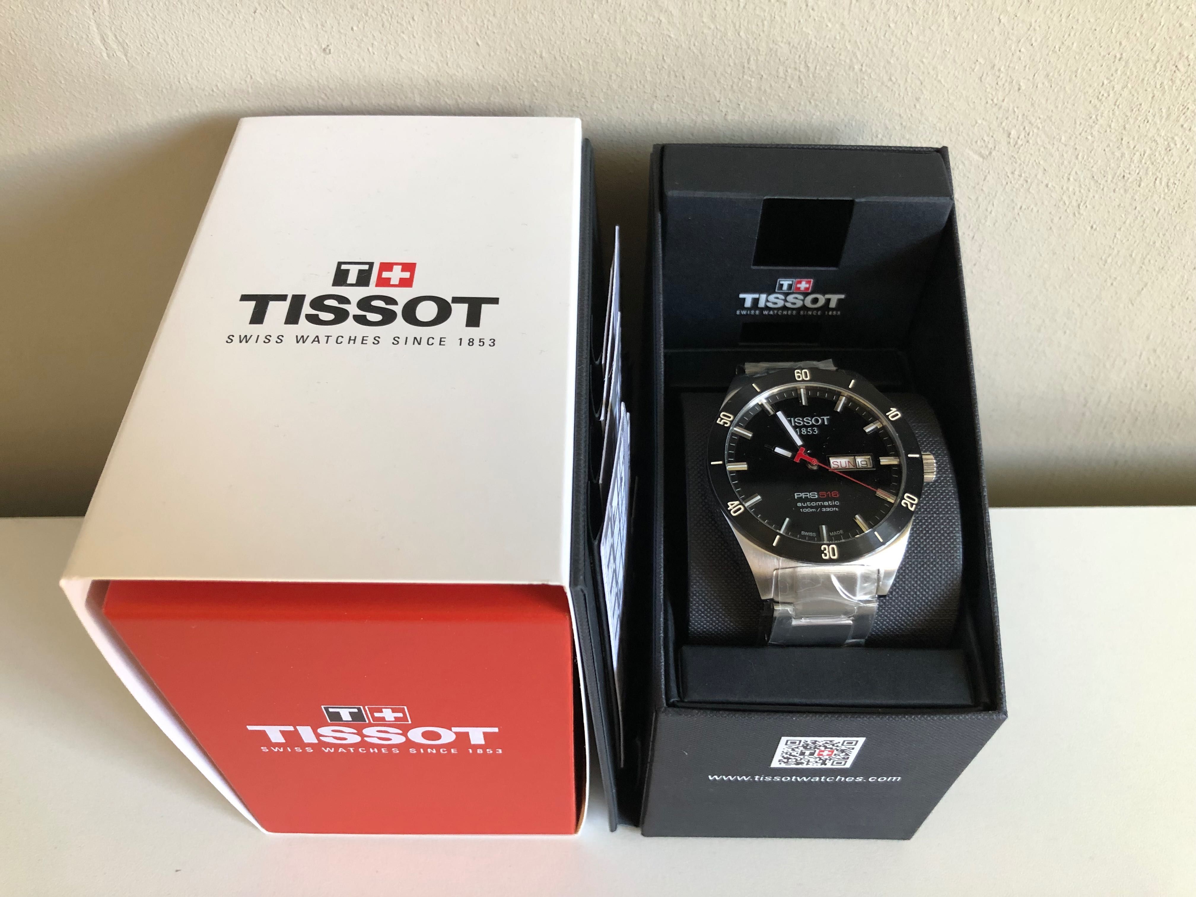 Ceas Tissot Prs 516 Automatic, Tissot Metal Black, Tissot Automatic