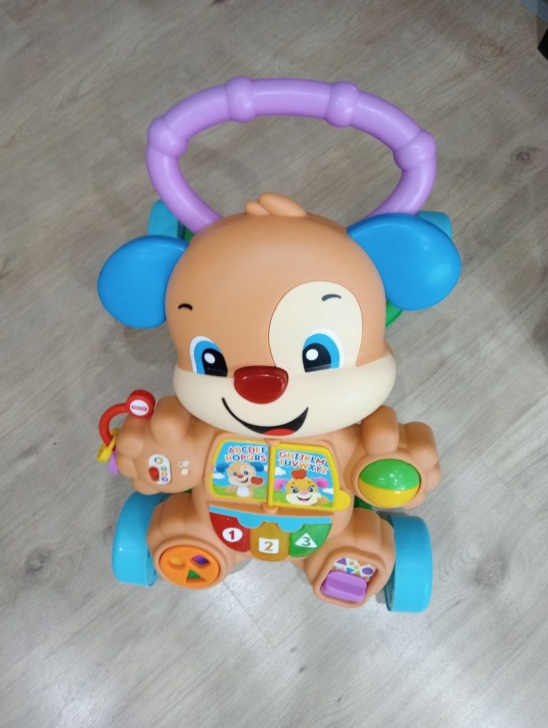 Проходилка за бутане Fisher Price Smart Stages Музикално кученце, на б