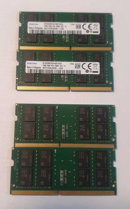 Memorie 16GB DDR4 2400MHz, sodimm, laptop, 1 x 16GB DDR4 Samsung