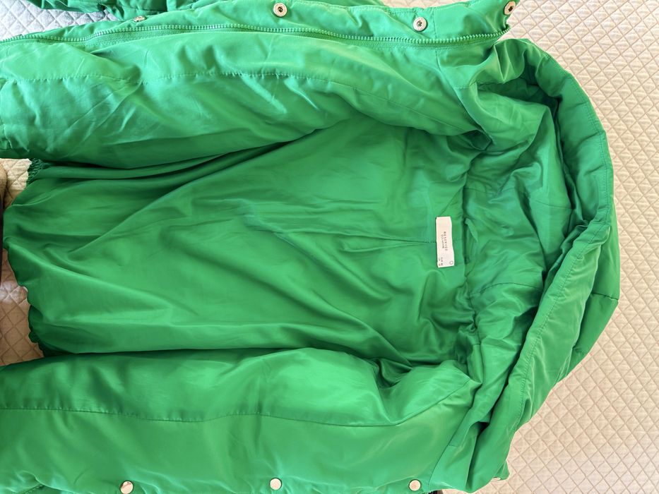 Зелено зимно яке