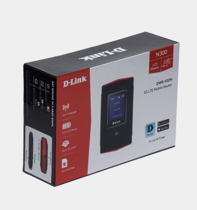4 G router D-link (Wi-Fi, modem,)