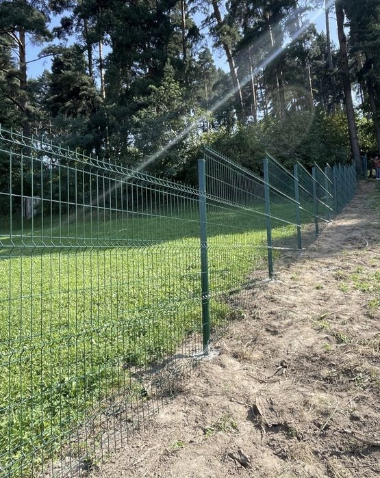 Garduri din plasa bordurata zincat verde gri antracid