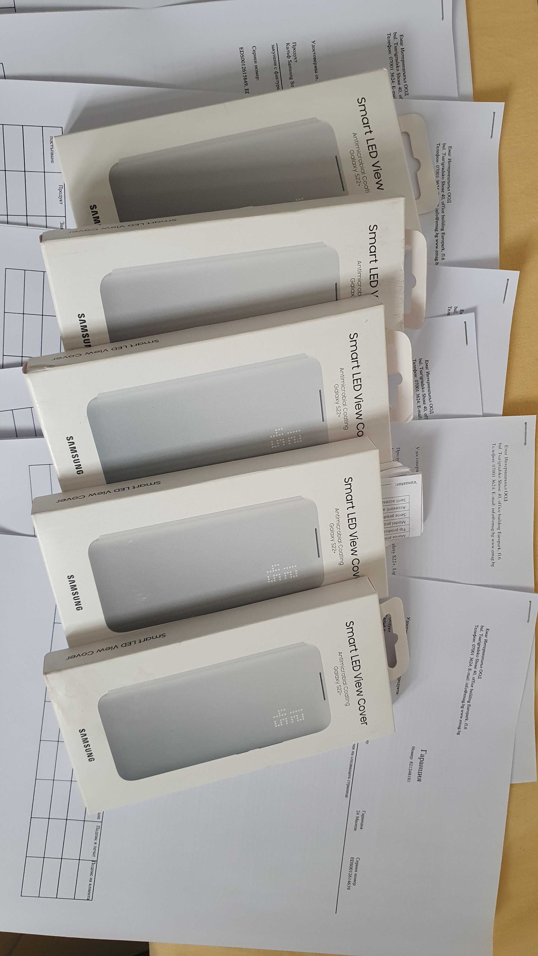 Калъф Samsung Smart LED View Cover Galaxy S22 Plus - 2 години гаранция