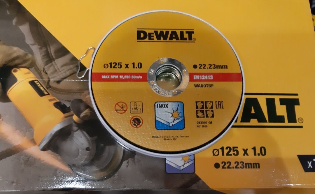 DeWALT Диск за ъглошлайф 125мм /10бр.