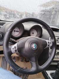 Volan de piele cu comenzi + airbag Alfa Romeo 147