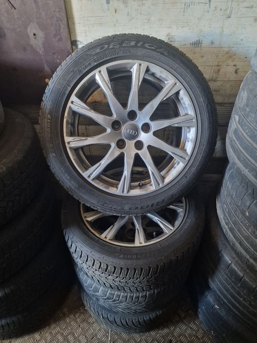 Vand Set Complet Iarna Jante Audi 5x112 17 OEM 225 50 17 A4 A5 A6