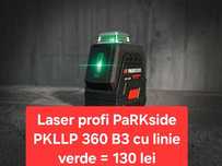 Laser PARKSIDE PKLLP 360 B3 in cruce verde / nou / super oferta